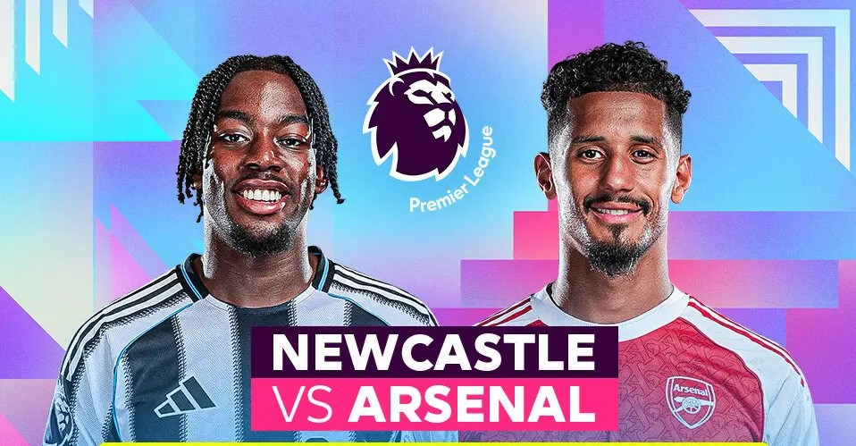 Newcastle đấu với Arsenal